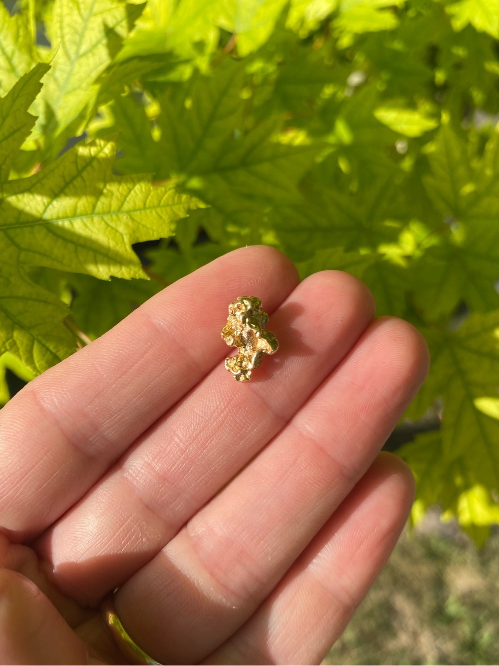 10K Gold Nugget Charm
